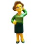 Simpsons figúrka Edna Krabappel